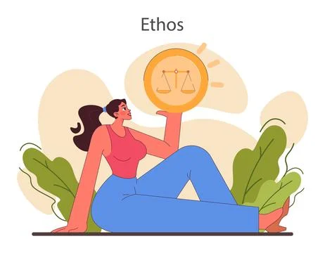 Persuasion. Soft skill, the ability to convince people. Cognitive influence Stock Illustration