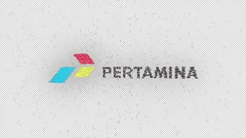 Pertamina logo animation. | Stock Video | Pond5