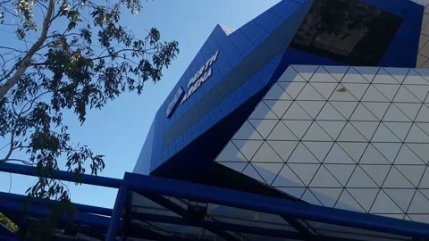 Perth Arena building from outside view. Stock Footage 146957400