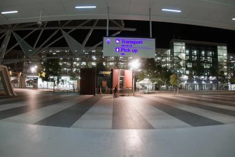 PERTH, AUSTRALIA - March 7, 2019: Travel Accommodation and Airport Facilities in Stock Photos