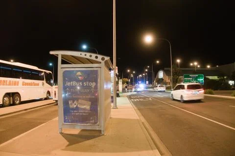 PERTH, AUSTRALIA - March 7, 2019: Travel Accommodation and Airport Facilities in Stock Photos