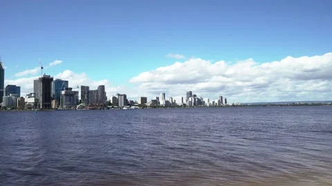 Perth city skylines Stock Footage 162711213