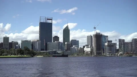 Perth city skylines Stock Footage 162712765