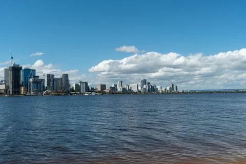 Perth city skylines Foto stock