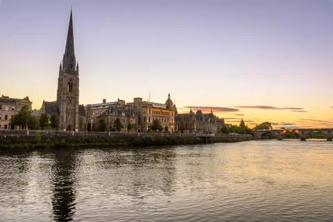 Perth cityscape Stock Photos