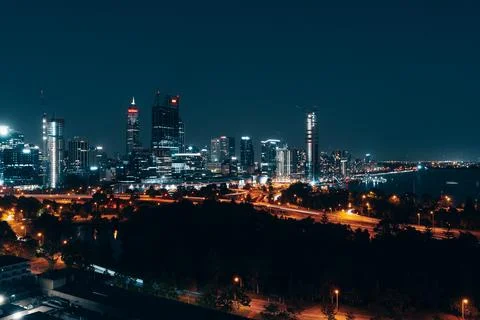 Perth Cityscape Stock Photos