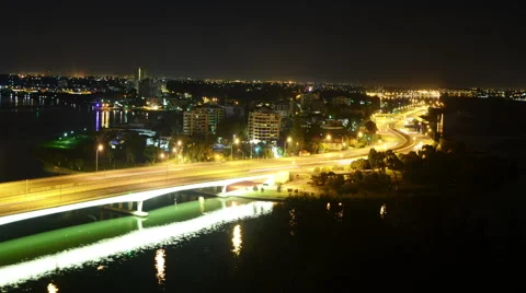Perth Night, WA, Australia: Tima lapse Stock Footage 49731908