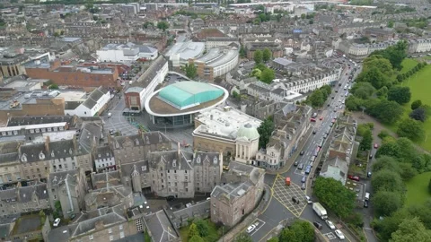 Perth Scotland by drone Stock Footage 249937205