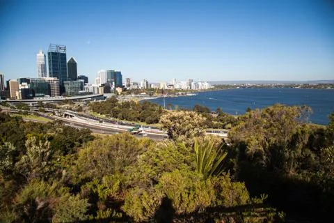 Perth Skyline Stock Photos