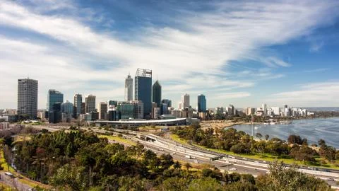 Perth Skyline Stock Photos