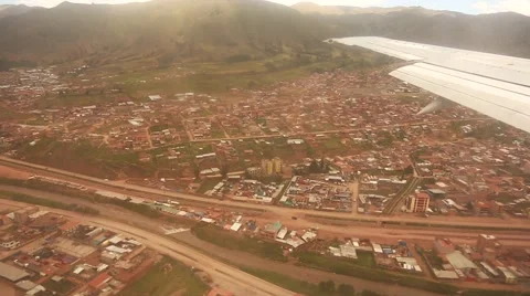 Peru: Aerial - flying over the Cusco Video stock 63480672