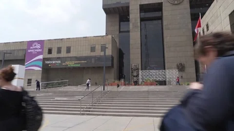 Peru: APEC CEO Summit executive director shares expectations for event, C... Stock Footage 292253060