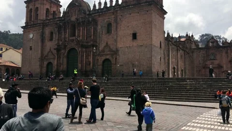 Peru - Cusco / Inka / Inca Ancient Capital / Andes - #14 - Cathedral Stock Footage 160234876
