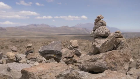 Peru Desert Rocks Amazing 스톡 동영상 86456786