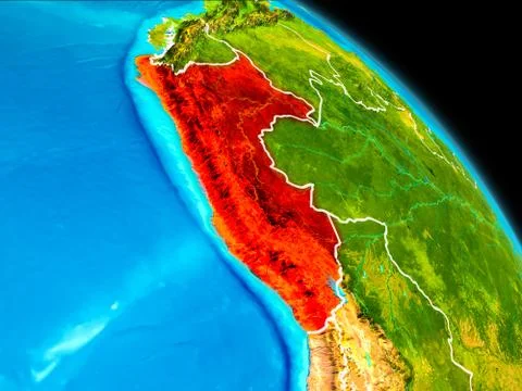 Peru on Earth Foto stock