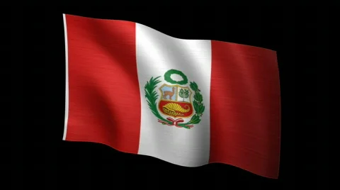 Peru Flag A Vidéo 116237