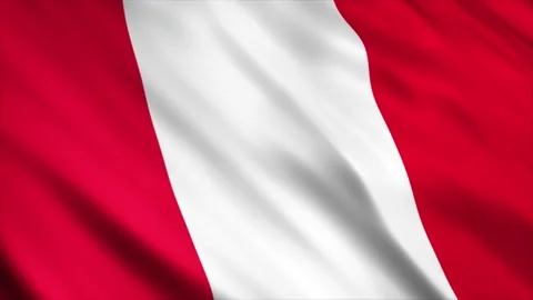 Peru Flag Stock Footage 249033685