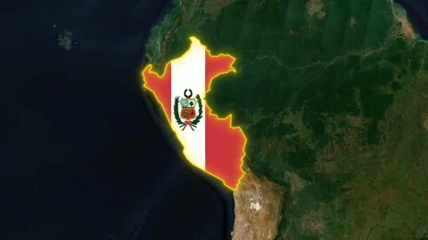 Peru Flag Stock Footage 307114027