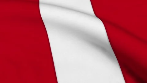 Peru Flag Loop Background Video stock 251788698