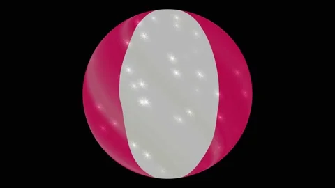 Peru flag in a round ball rotates. Flicker and shine. Animation loop Stock Footage 145857860