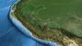 Peru, glide over the map, outlined 4k or 4k+ Resolution
