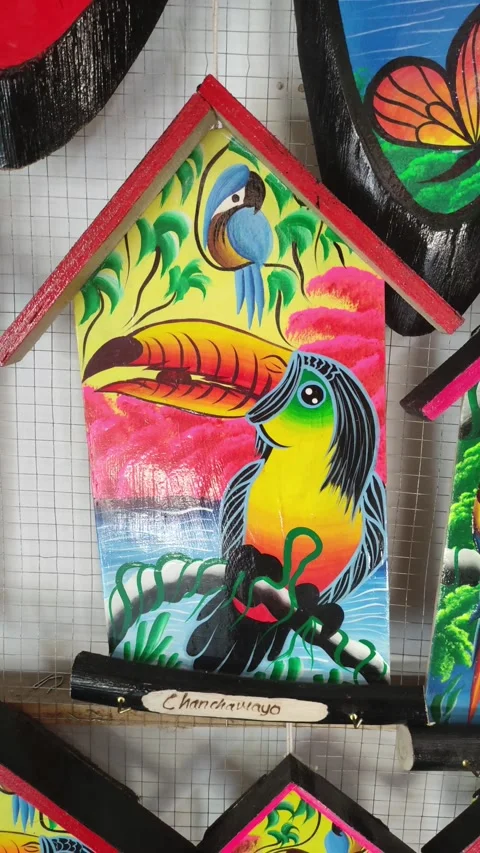 Peru handmade craft 스톡 동영상 281127470