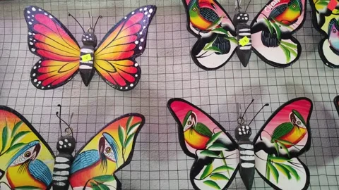 Peru handmade craft 스톡 동영상 281127628