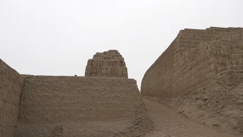 Peru Huaca Pucllana Video stock 86462293