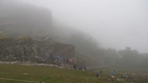 Peru Machu Picchu Clouds Stock-Footage 86459835