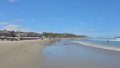 Peru, Máncora – Beach Resort, Pacific Coast, Tropical Hotels [8K] 스톡 동영상 331483911