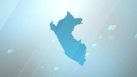 Peru Map Background Stock Footage 197953080