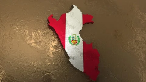 Peru Map 库存影片 279004752