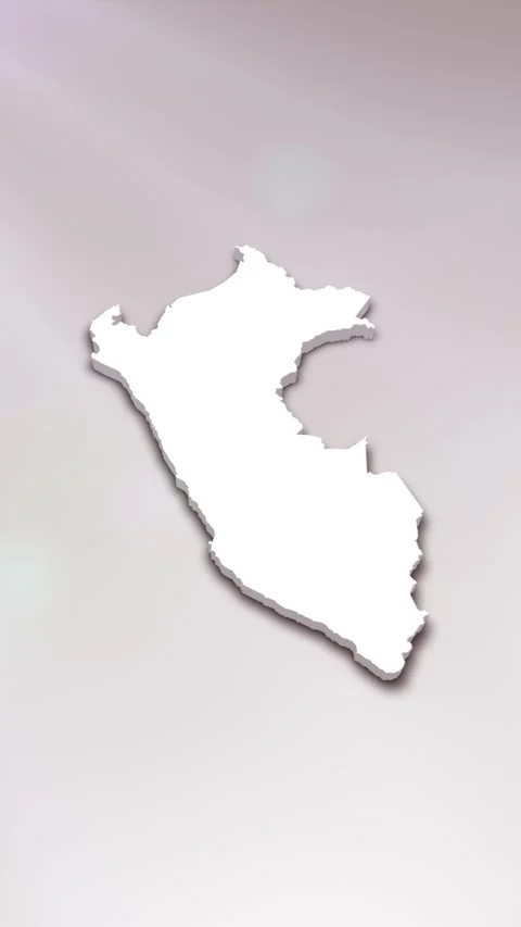Peru Map Intro Stock Footage 261660861