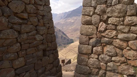 Peru Moray Rock Wall Video stock 86458471