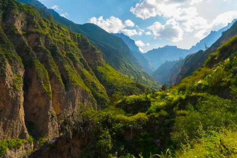 Peru Mountains Arequipa Region Stock Photos