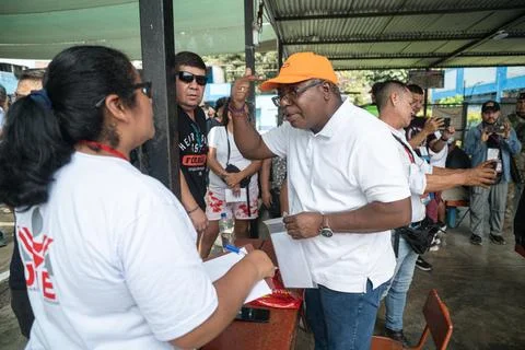 Peru opens polling stations for additional voting day, Lima - 13 Apr 2026 Stock Photos