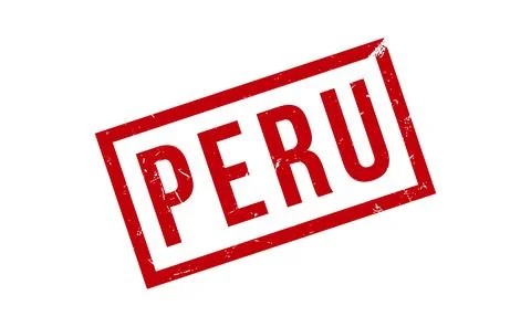 Peru Rubber Stamp Seal Vector Stock Illustration