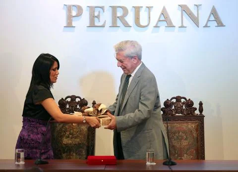 Peru Vargas Llosa - Dec 2010 Stock Photos