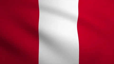 Peru Waving Flag Background Animation. Looping seamless 3D animation. Motio.. Stock Footage 231319967