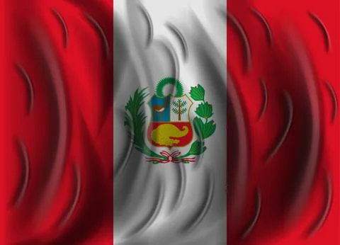 Peru wind flag イラスト素材