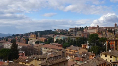 Perugia downtown #3 Stock Footage 47109951
