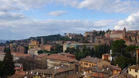 Perugia downtown #4 Stock Footage 47110031