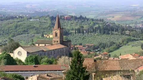 Perugia landscape Stockbeeldmateriaal 12459581