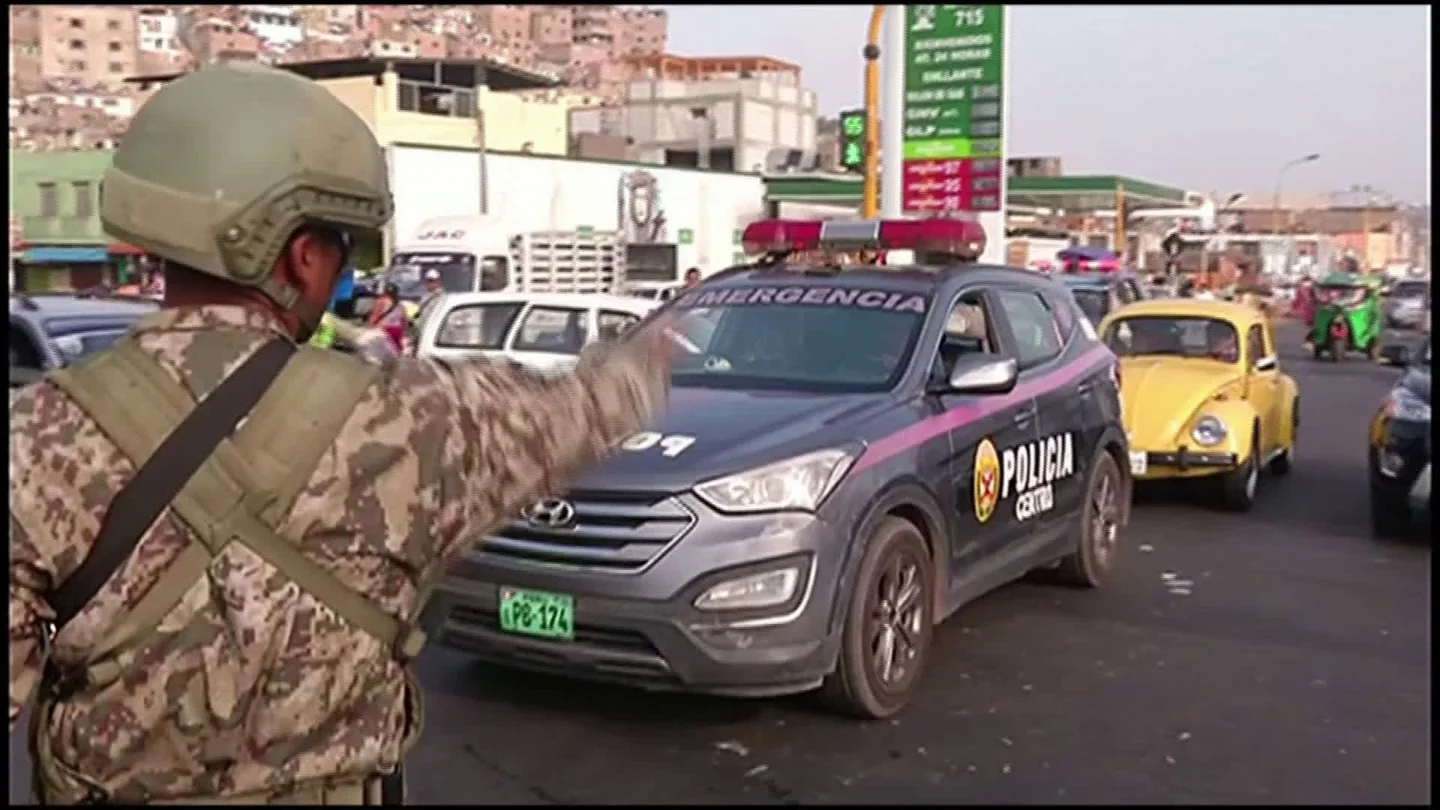 Peru's Vizcarra Holds Call With Regional Leaders To Coordinate Pandemic Re... Stock Footage