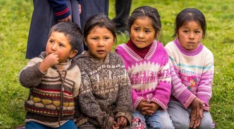 Peruvian Children Stock Photos