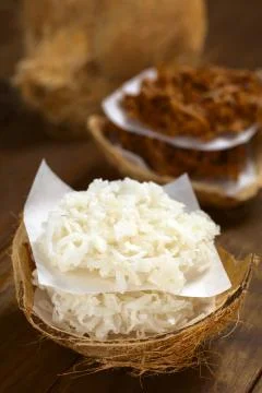 Peruvian cocadas Stock Photos