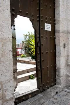 Peruvian Doorway Stock Photos