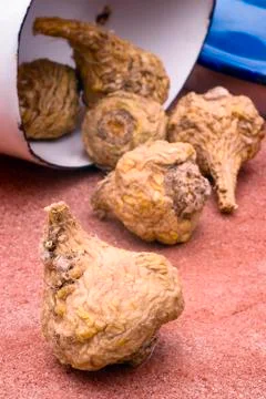 Peruvian ginseng or maca (Lepidium meyenii) Stock Photos