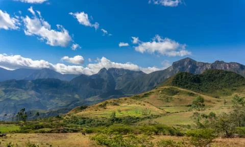 Peruvian highlands Stock Photos