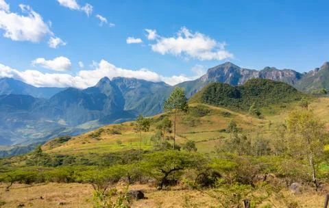 Peruvian highlands Stock Photos